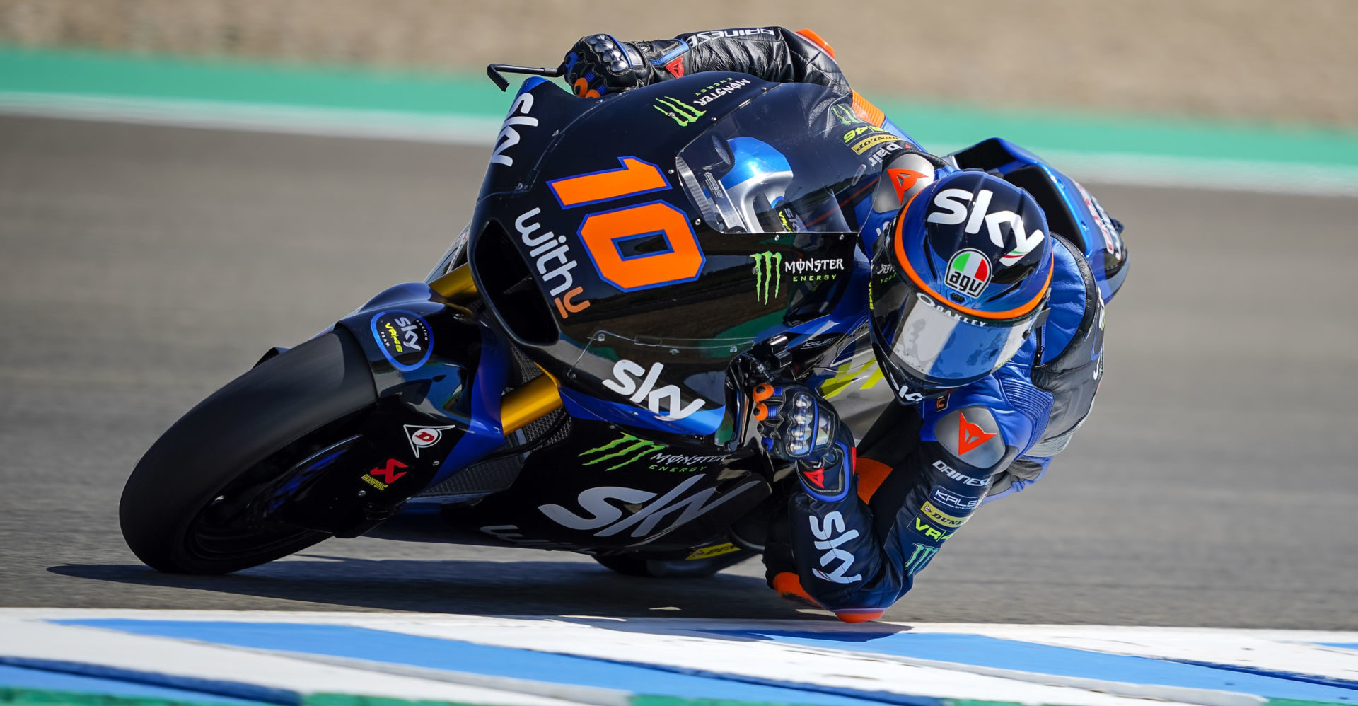 Luca Marini (10). Photo courtesy Sky Racing Team VR46.