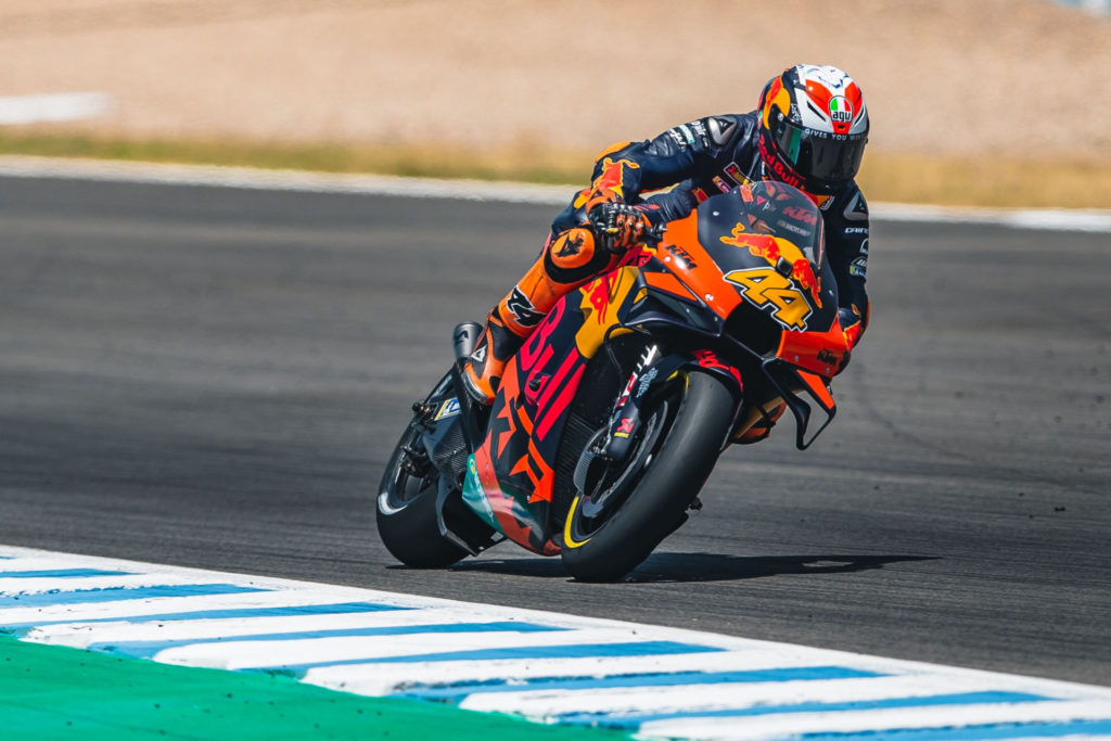 Pol Espargaro (44). Photo courtesy Red Bull KTM.