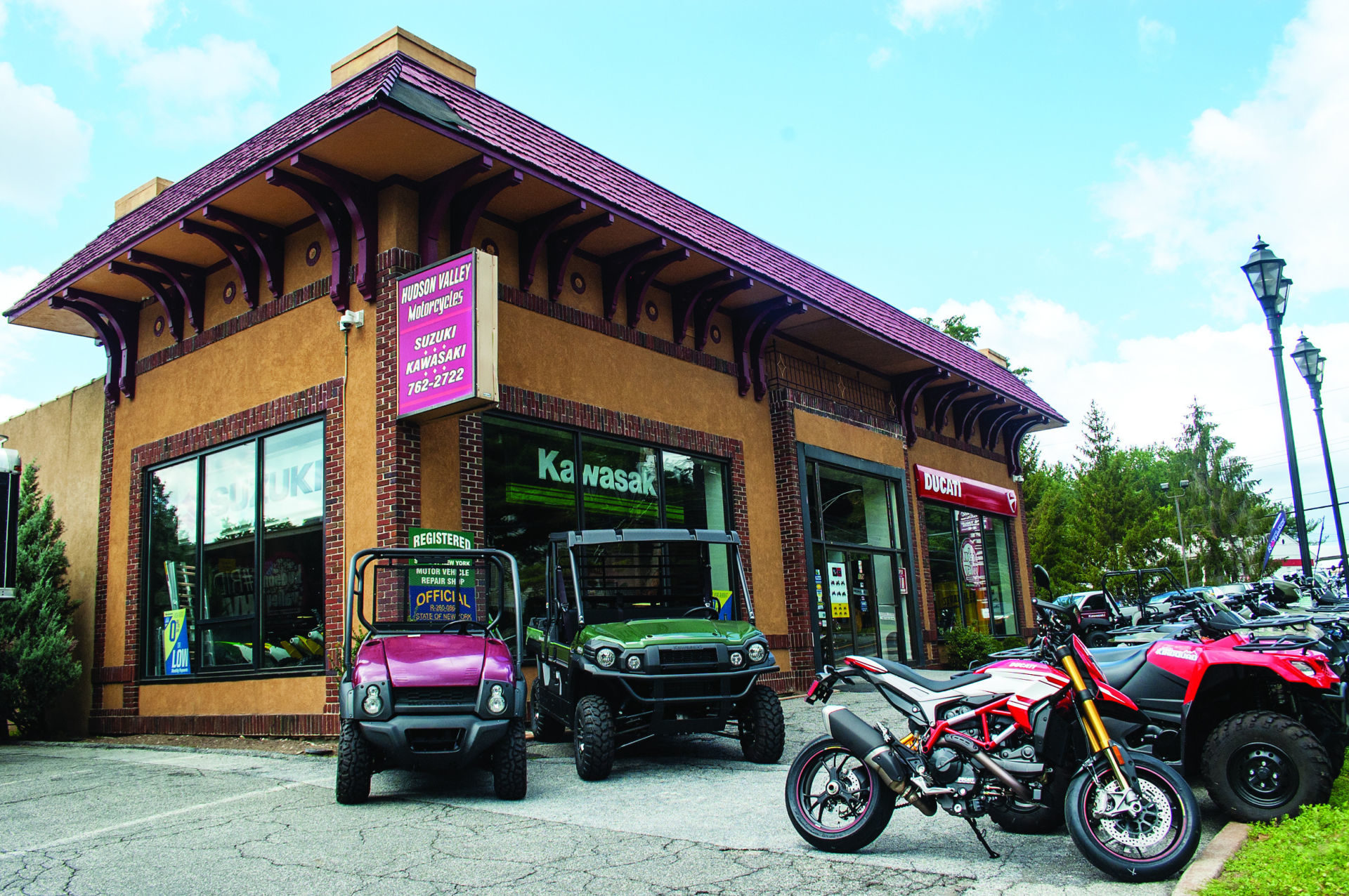 Hudson Valley Motorcycles in New York. Photo by David Swarts.