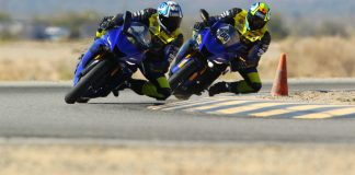 Riders in action during a TrackDaz track day. Photo by CaliPhotography.com, courtesy TrackDaz.