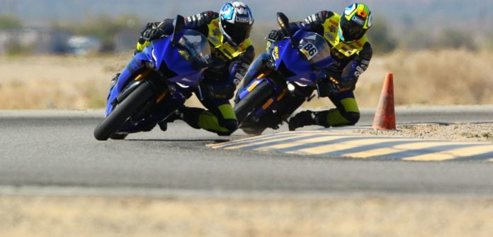 Riders in action during a TrackDaz track day. Photo by CaliPhotography.com, courtesy TrackDaz.