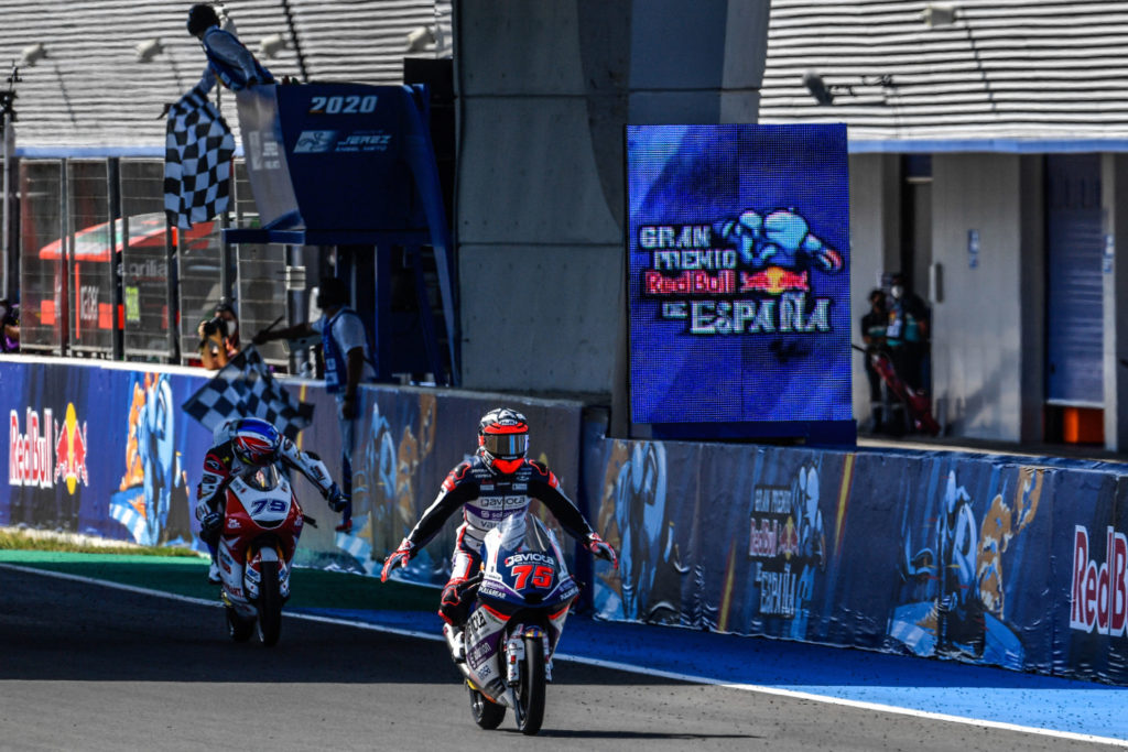 Albert Arenas (75) and Ai Ogura (79). Photo courtesy Dorna.