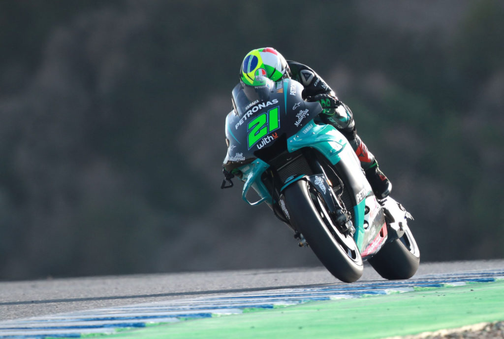 Franco Morbidelli (21). Photo courtesy PETRONAS Yamaha SRT.