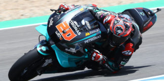 Fabio Quartararo (20). Photo courtesy PETRONAS Yamaha SRT.