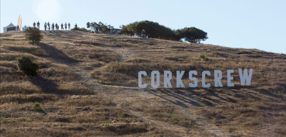 Hillclimbers will attempt to tame the hill that houses the famous Corkscrew at WeatherTech Raceway Laguna Seca as part of the MotoAmerica Superbike Speedfest at Monterey, October 23-25. Photo courtesy WeatherTech Raceway Laguna Seca.