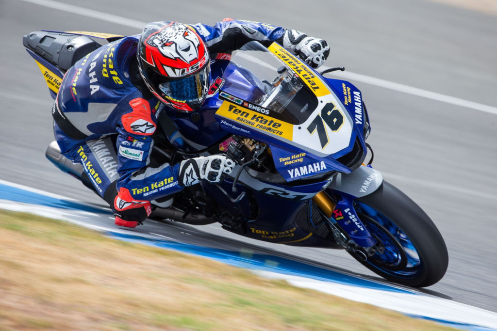 Loris Baz (76). Photo courtesy Yamaha.