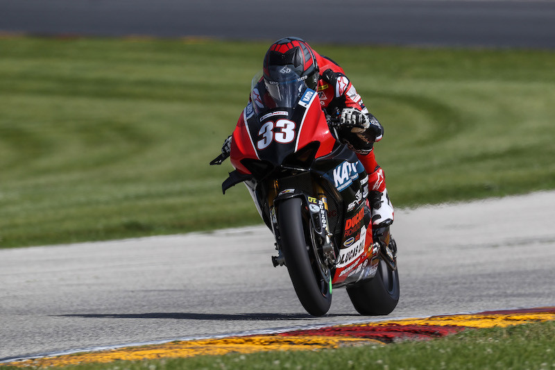 Kyle Wyman (33). Photo by Brian J. Nelson, courtesy KWR Ducati.