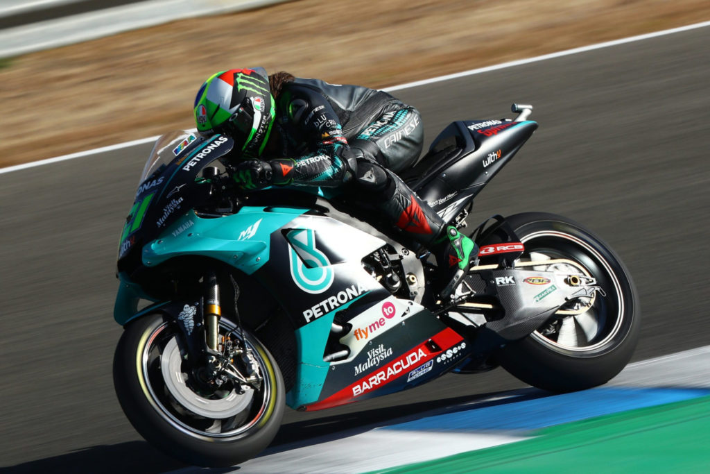 Franco Morbidelli (21). Photo courtesy PETRONAS Yamaha SRT.