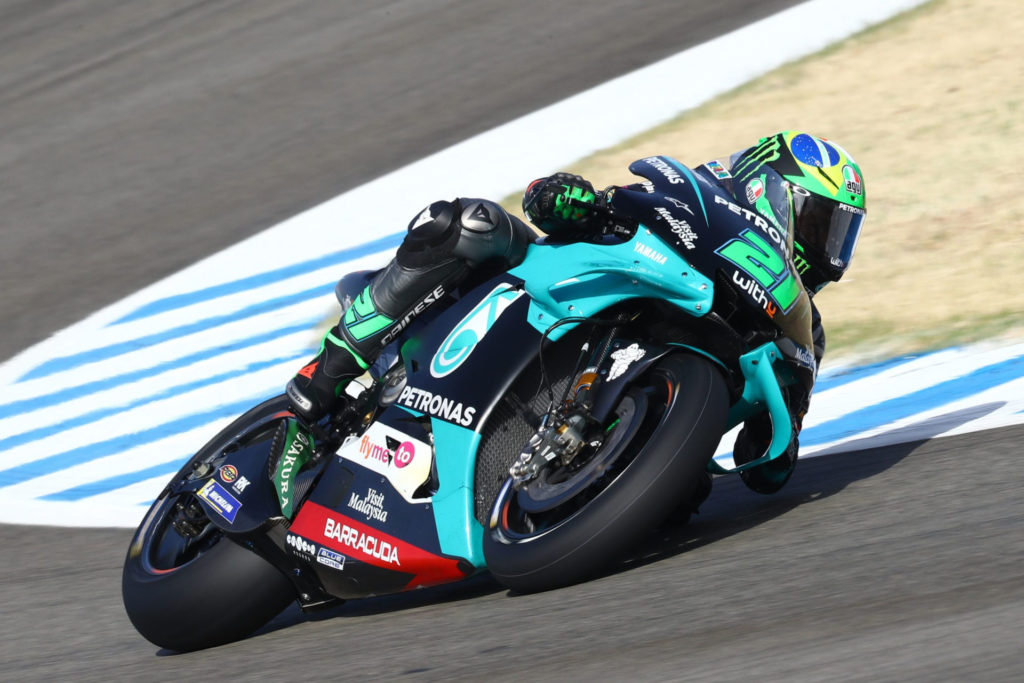 Franco Morbidelli (21). Photo courtesy PETRONAS Yamaha SRT.