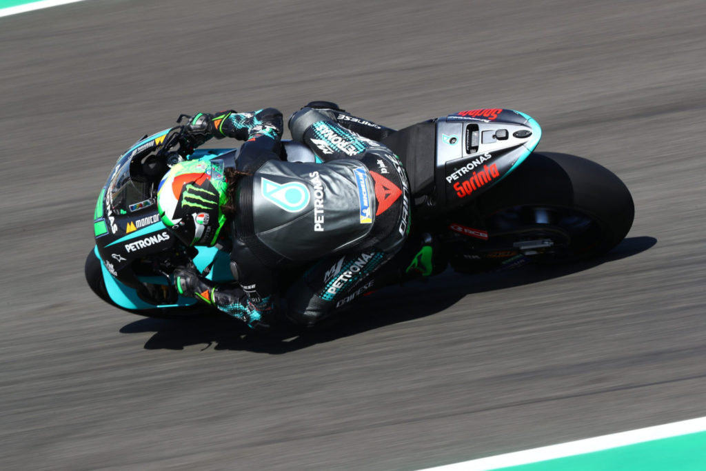 Franco Morbidelli (21). Photo courtesy PETRONAS Yamaha SRT.