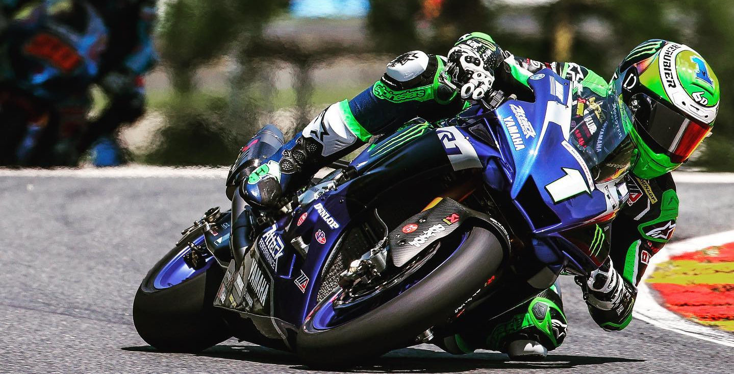 MotoAmerica Superbike Champion Cameron Beaubier (1). Photo courtesy Monster Energy Attack Performance Yamaha.