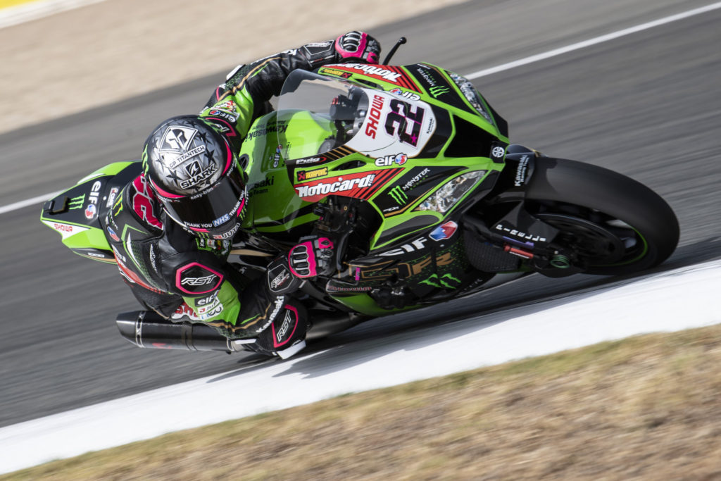 Alex Lowes (22). Photo courtesy Kawasaki.