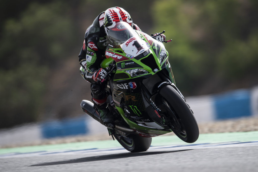 Jonathan Rea (1). Photo courtesy Kawasaki.