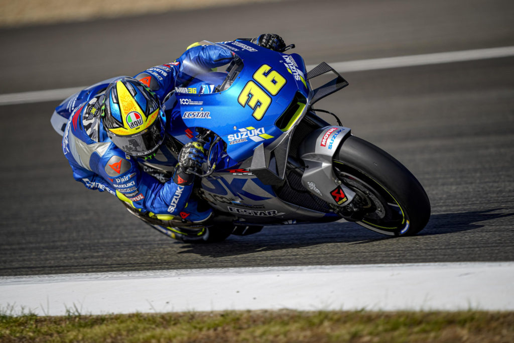 Joan Mir (36). Photo courtesy Team Suzuki Press Office.