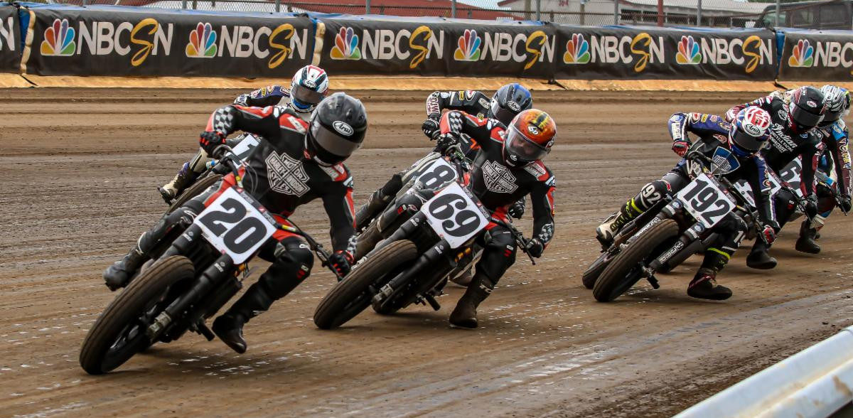 The 2020 American Flat Track season opens July 17 in Florida. Photo courtesy AFT.