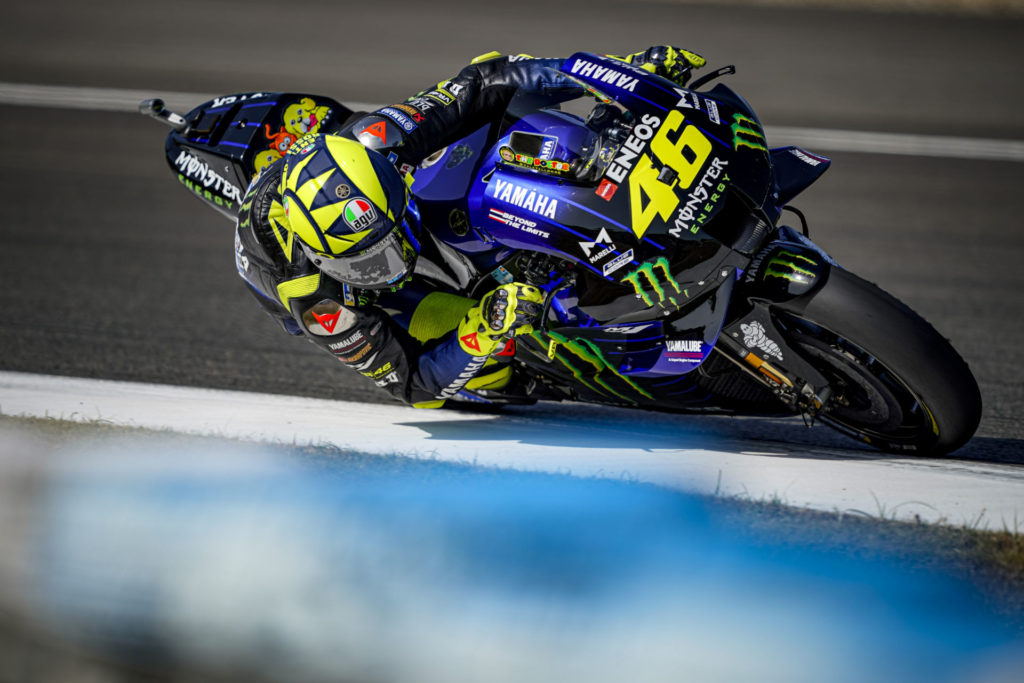 Valentino Rossi (46). Photo courtesy Dorna.