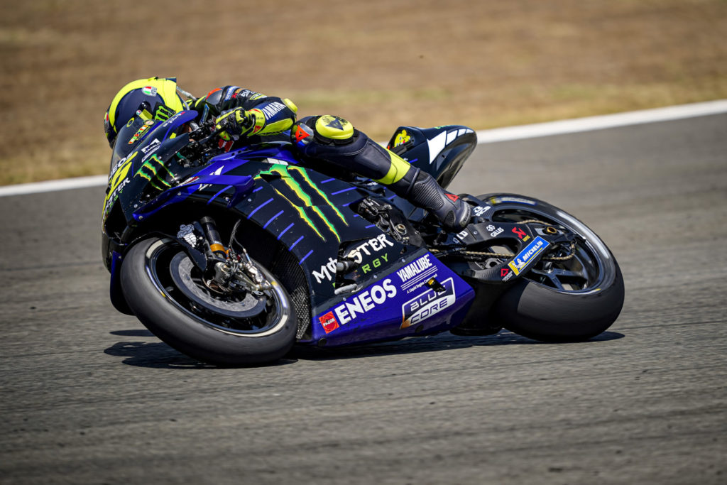 Valentino Rossi (46). Photo courtesy Monster Energy Yamaha.