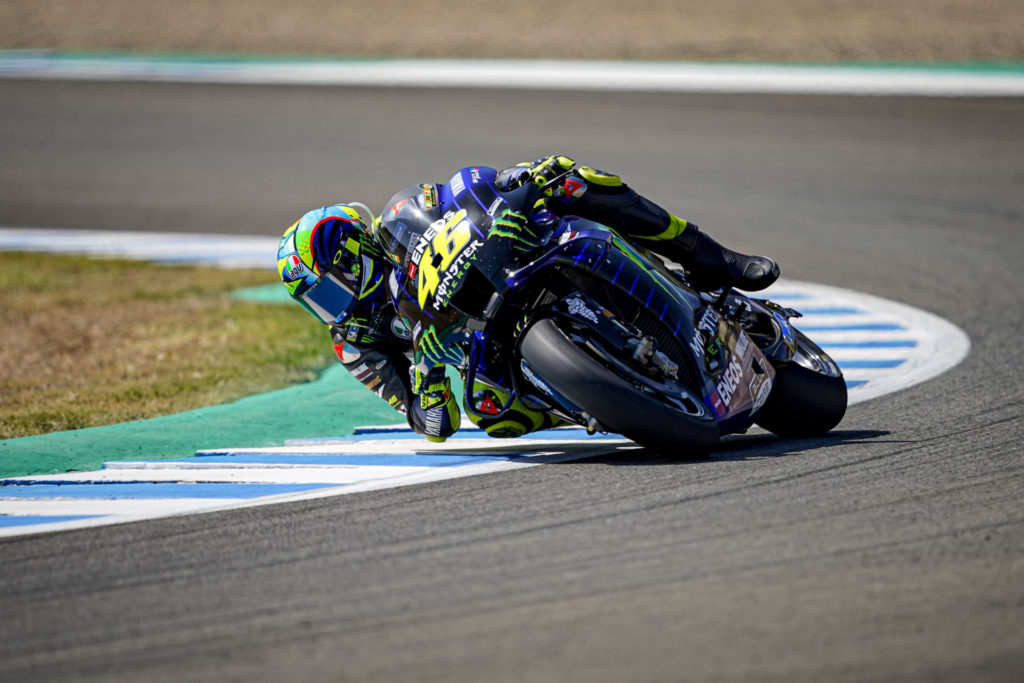 Valentino Rossi (46). Photo courtesy Monster Energy Yamaha.