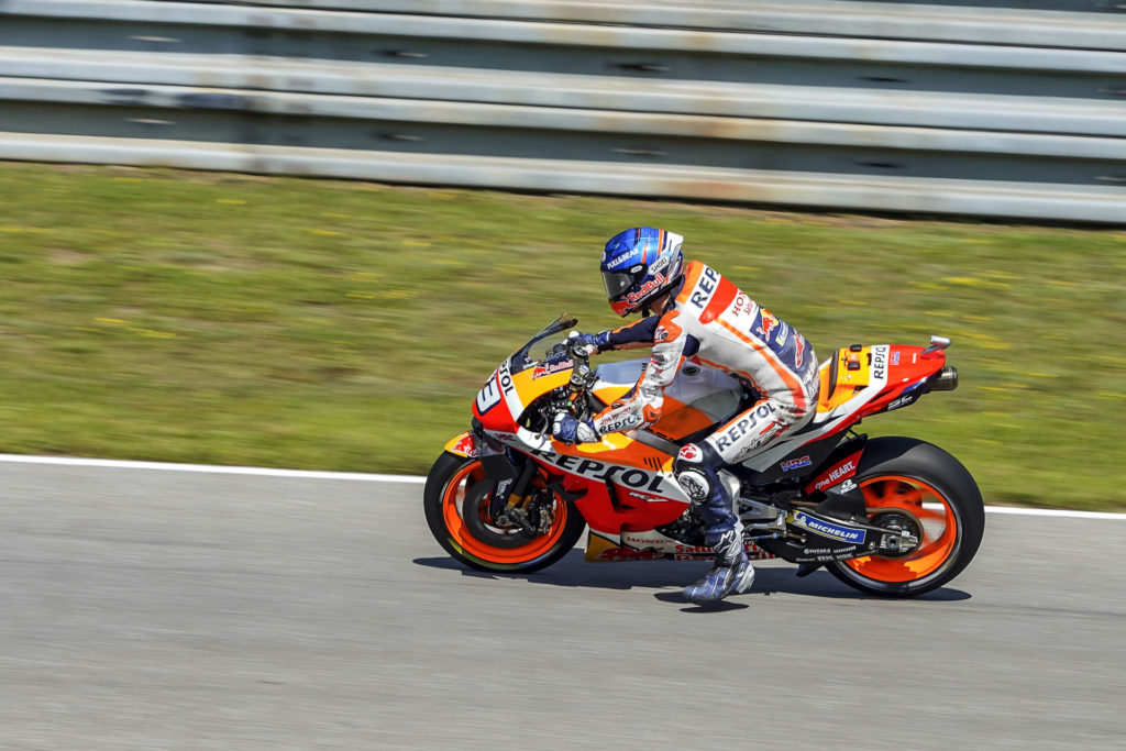 Alex Marquez (73). Photo courtesy Repsol Honda.