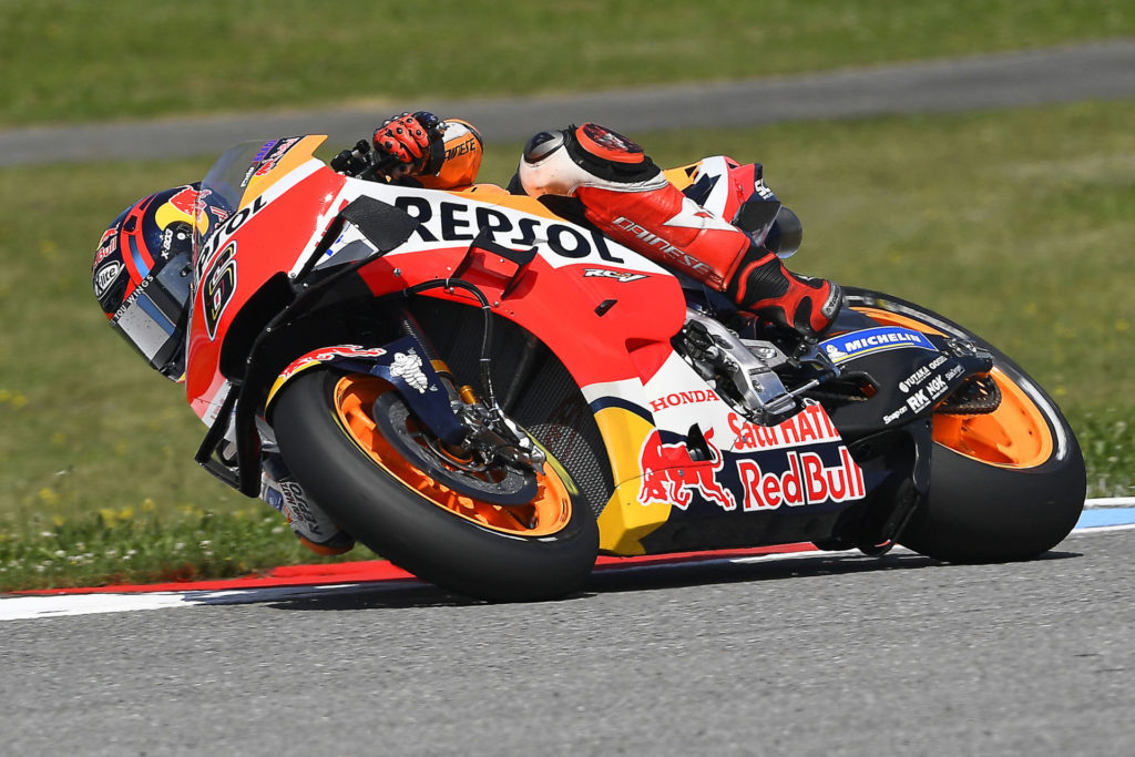 Stefan Bradl (6). Photo courtesy Repsol Honda.