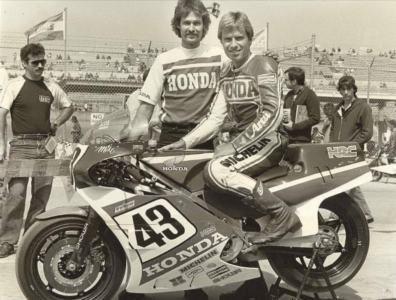 Phil McDonald (left) with Mike Baldwin (right). Photo courtesy Cooper McDonald.