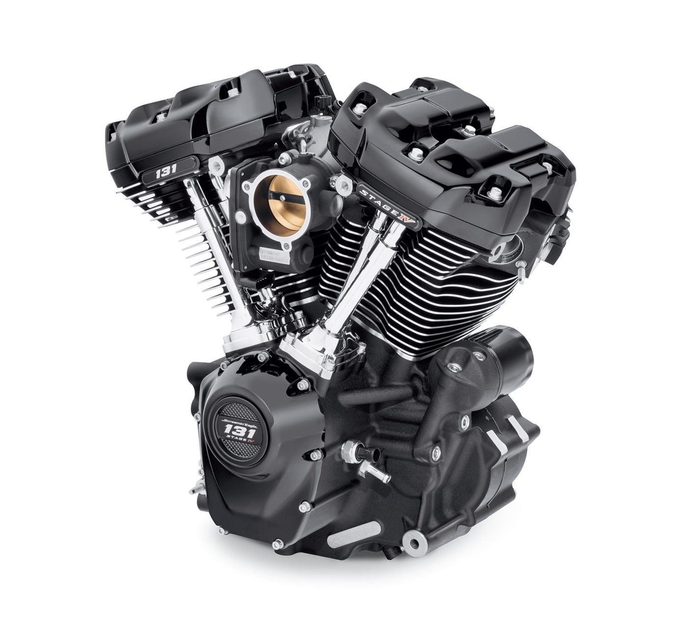 A Screamin’ Eagle Milwaukee-Eight 131 Crate Engine for select Softail® model Harley-Davidson motorcycles. Photo courtesy Harley-Davidson.