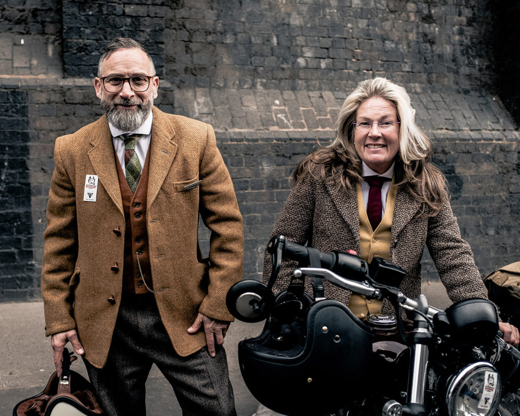 Distinguished Gentlemen’s Ride participants. Photo courtesy Triumph.