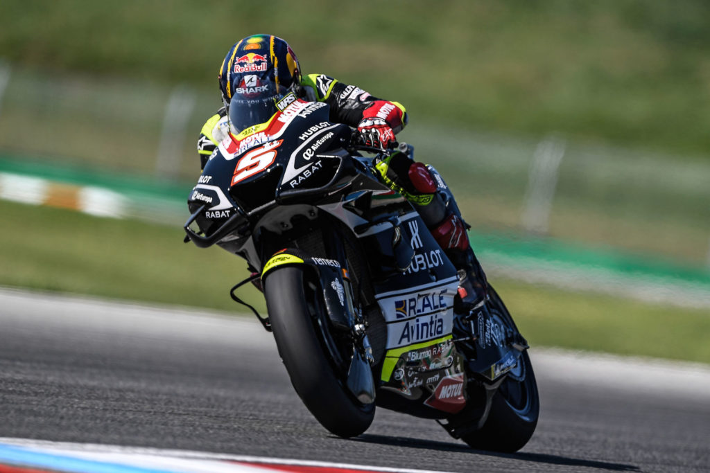 Johann Zarco (5). Photo courtesy Esponsorama Racing.