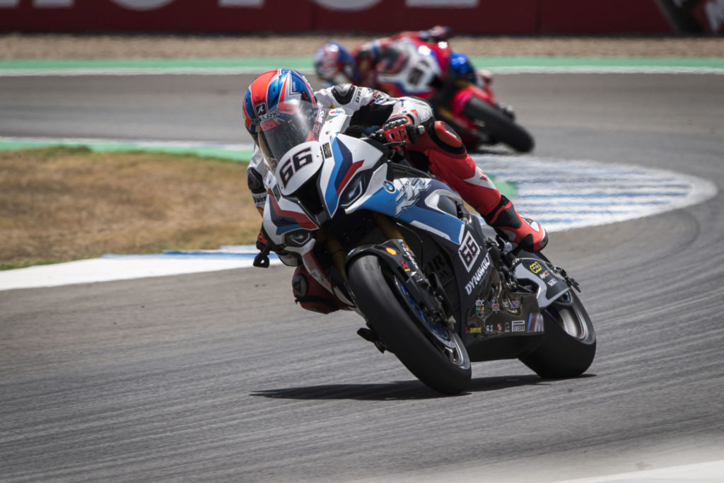 Tom Sykes (66). Photo courtesy BMW Motorrad Motorsport.