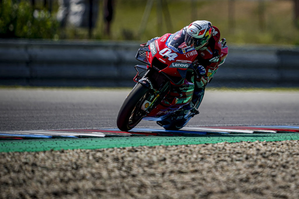 Andrea Dovizioso (04). Photo courtesy Ducati.