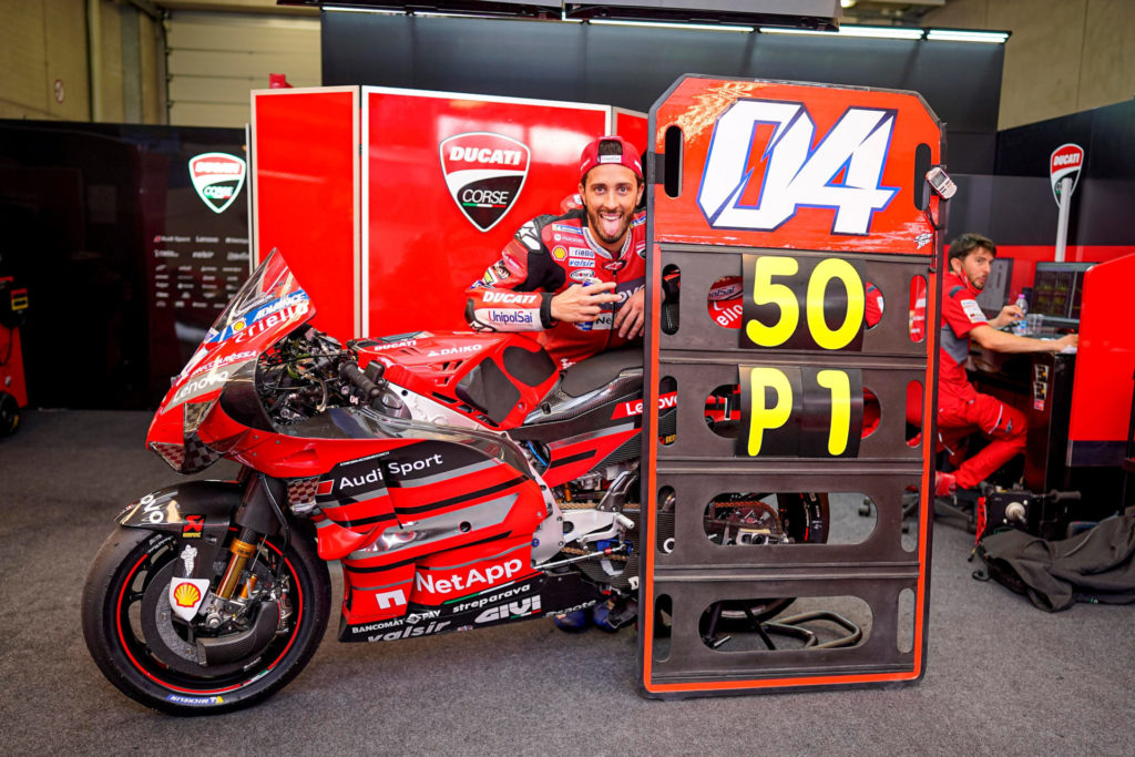 Andrea Dovizioso. Photo courtesy Ducati.
