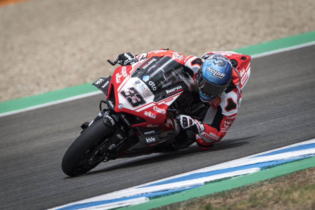 Marco Melandri (33). Photo courtesy Barni Racing Team.