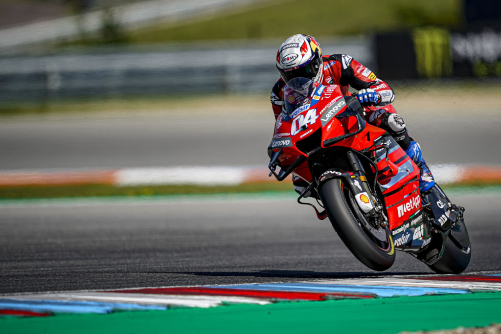 Andrea Dovizioso (04). Photo courtesy Ducati.