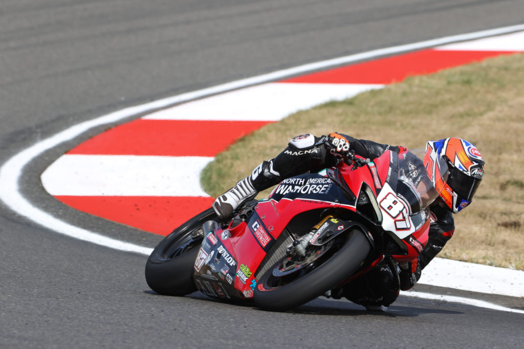 Lorenzo Zanetti (87). Photo by Brian J. Nelson, courtesy Ducati.