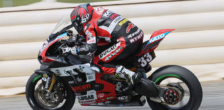 Kyle Wyman (33). Photo courtesy KWR Ducati.
