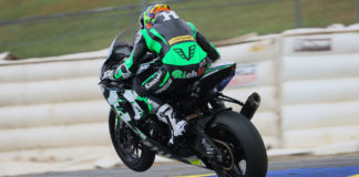 Richie Escalante (54) on his 636cc Kawasaki ZX-6R. Photo by Brian J. Nelson.