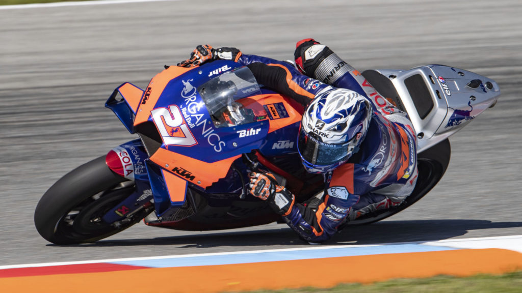 Iker Lecuona (27). Photo courtesy Red Bull KTM Tech3.