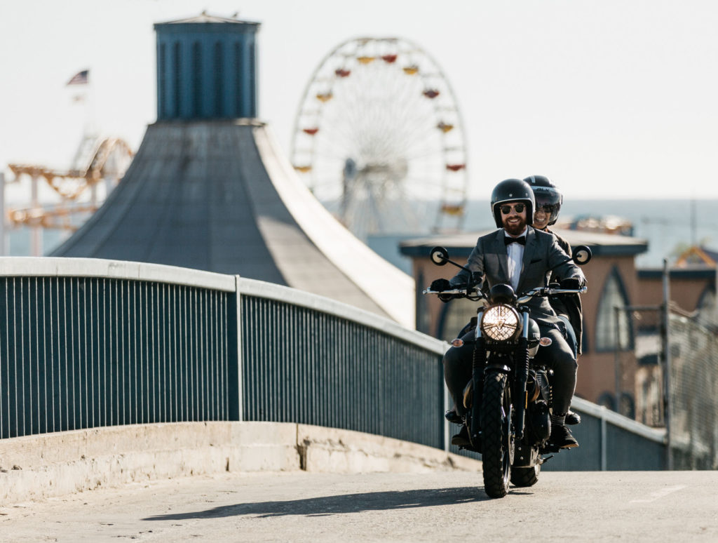 Distinguished Gentlemen’s Ride participants. Photo courtesy Triumph.