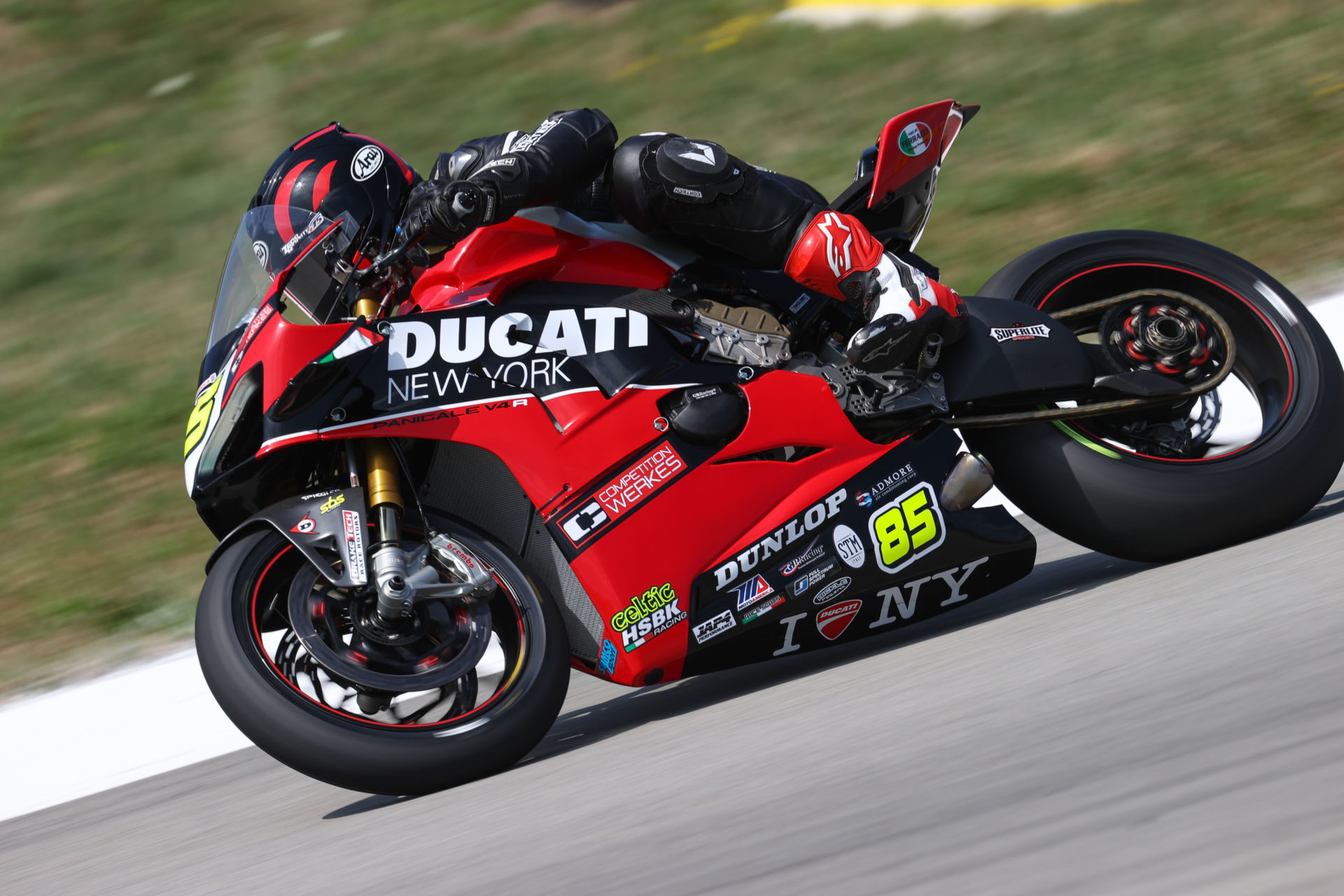 Jake Lewis (85). Photo courtesy Ducati North America.