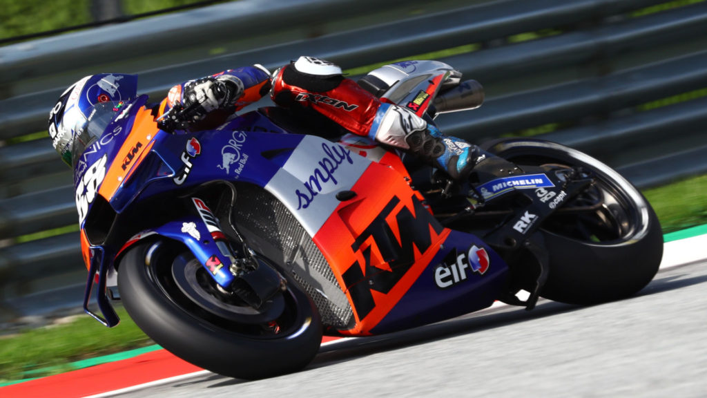 Miguel Oliveira (88). Photo courtesy Red Bull KTM Tech3.