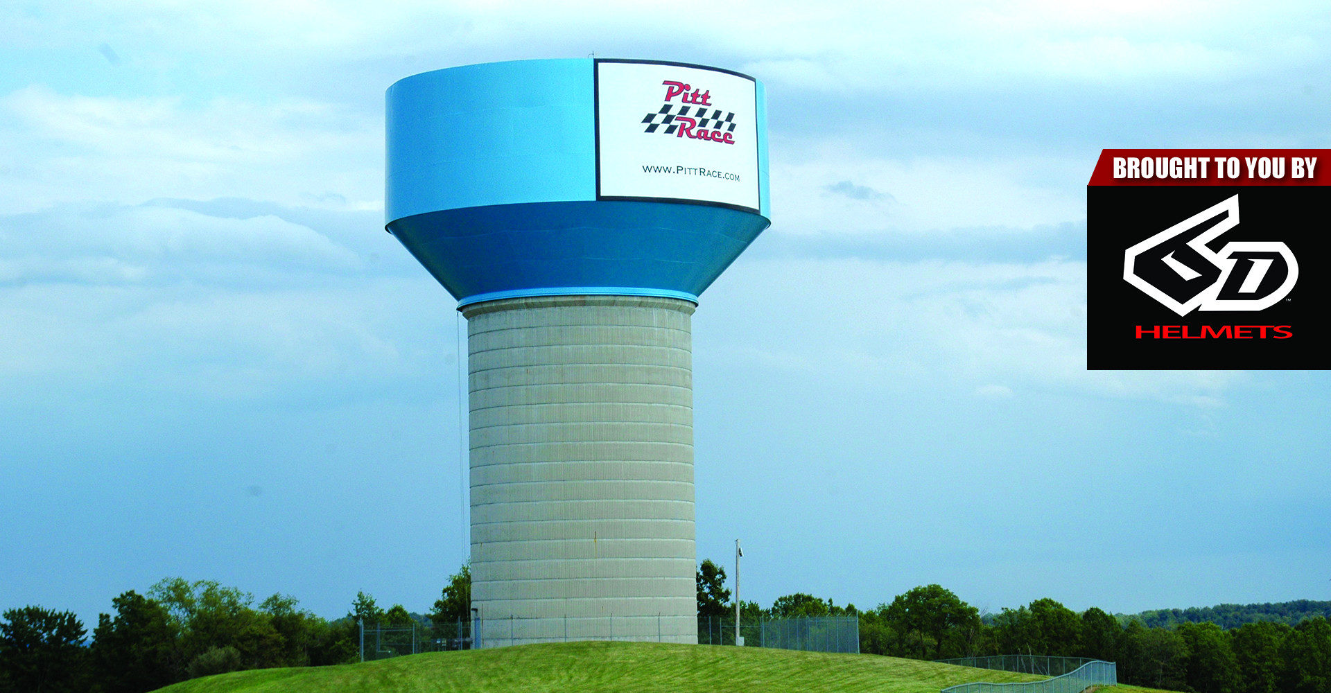 The iconic water tower at Pittsburgh International Race Complex. Photo by David Swarts.