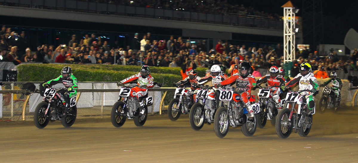 American Flat Track will race at the Indy Mile the same weekend, August 21-22, as the Indy 500. Photo courtesy AFT.