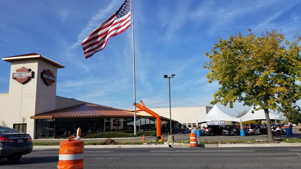 Woodstock Harley-Davidson -- KTM -- Triumph, near Chicago, Illinois. Photo courtesy Woodstock Harley-Davidson -- KTM -- Triumph.