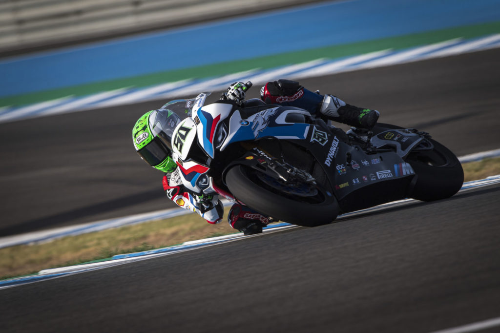 Eugene Laverty (50). Photo courtesy BMW Motorrad Motorsport.