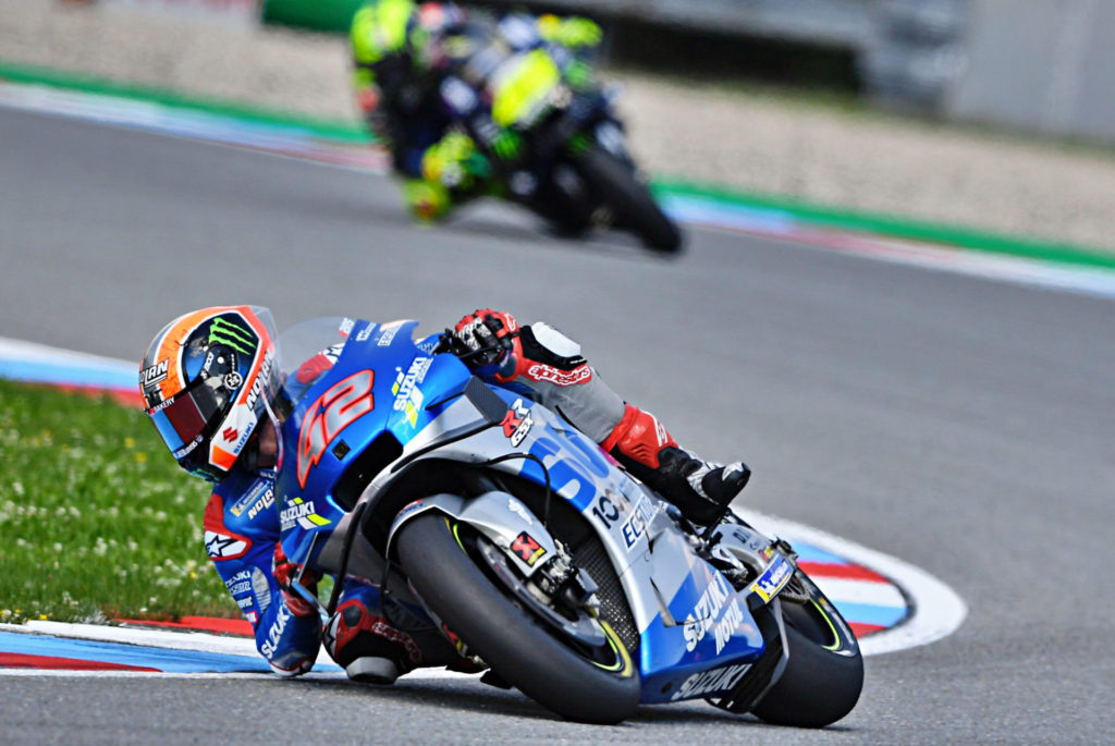 Alex Rins (42). Photo courtesy Team Suzuki ECSTAR.