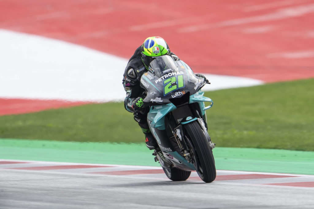 Franco Morbidelli (21). Photo courtesy PETRONAS Yamaha SRT.