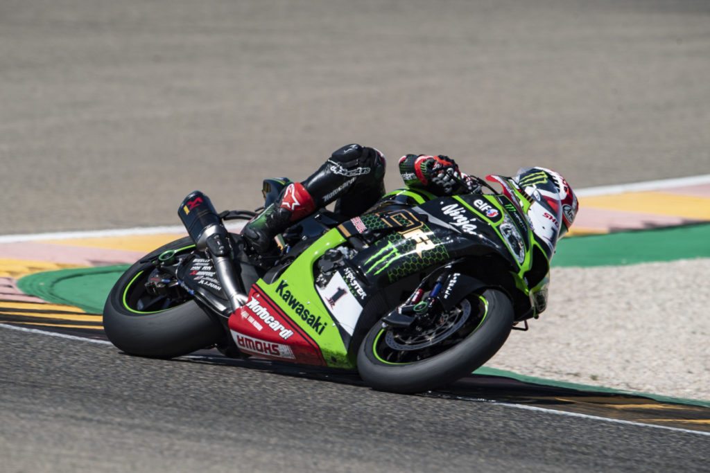 Jonathan Rea (1). Photo courtesy Kawasaki. 