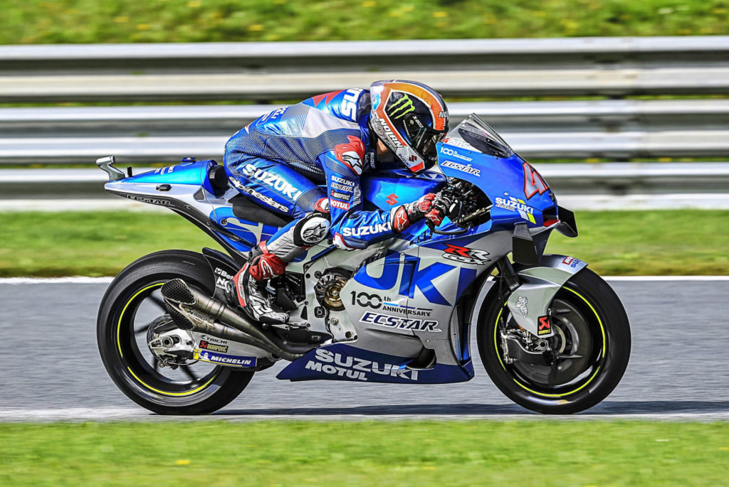 Alex Rins (42). Photo courtesy Suzuki.