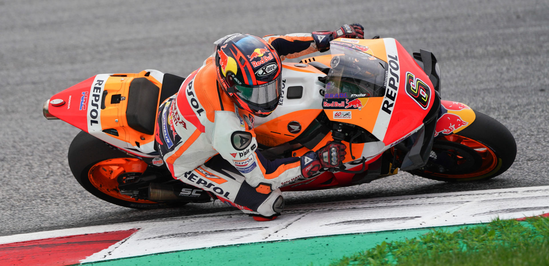 Stefan Bradl (6), as seen at the Red Bull Ring in 2019. Photo courtesy Repsol Honda.