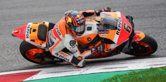 Stefan Bradl (6), as seen at the Red Bull Ring in 2019. Photo courtesy Repsol Honda.